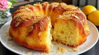 I Found This 10-Spoon Lemon Yogurt Cake in an Old Cookbook! 🍋 No Scales!