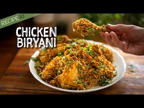 Homemade Spicy Chicken Biryani