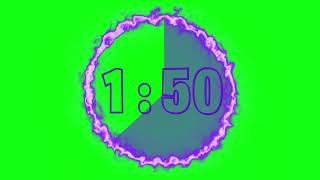 5 Minute Countdown Nebula Counter Green Screen Chroma Animation