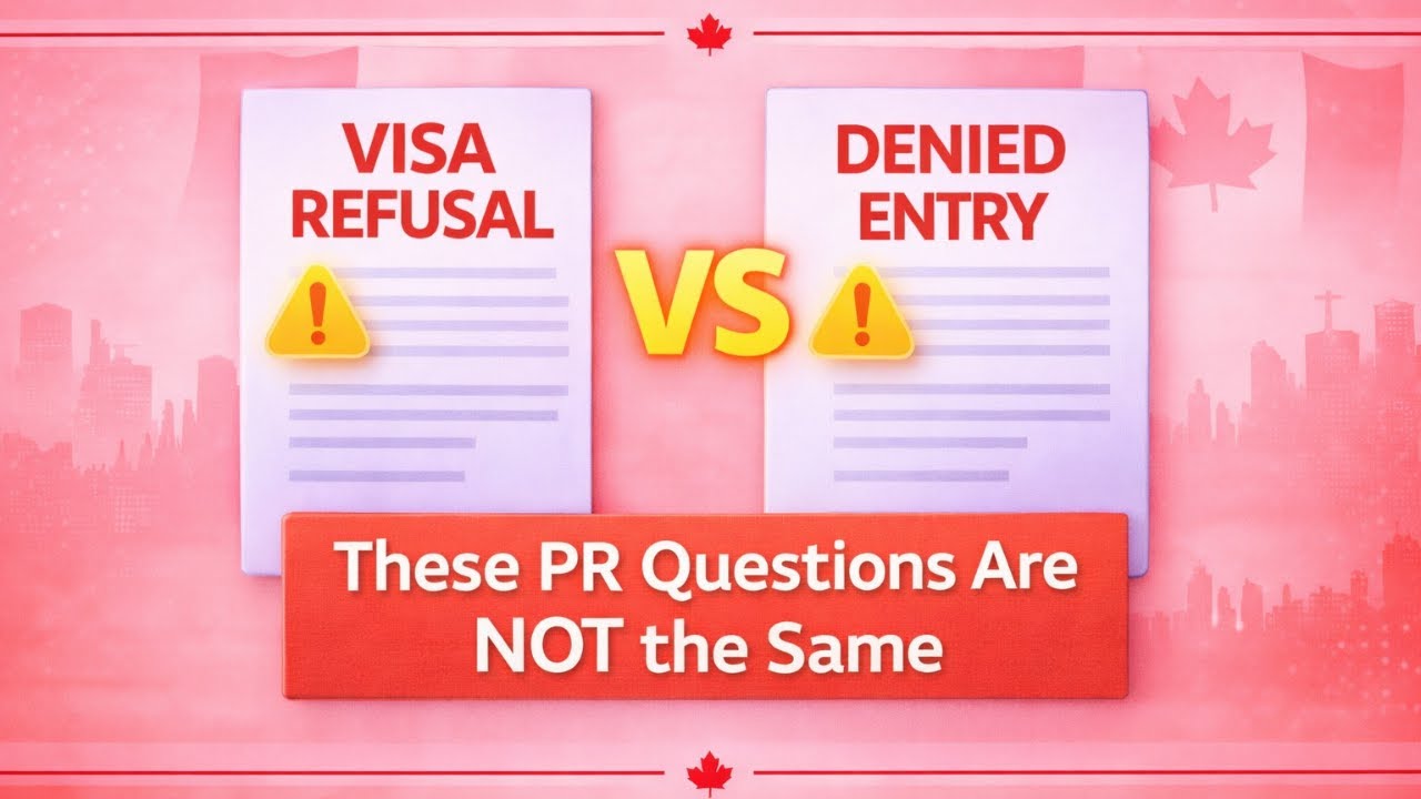 Entry Refusal How to answer Statutory Questions: Visa Refusal vs Refused Entry (Don’t ...