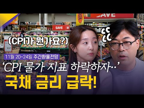 국채금리 급락 원화강세 이어질까 11월 4주차 환율전망 환율똑톡 