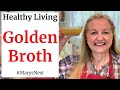 GOLDEN BROTH - A Vegetarian Recipe to Replace Chicken Broth
