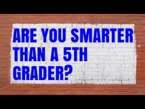 General Quiz: Are You Smarter than 5th grader? | WITH ANSWERS