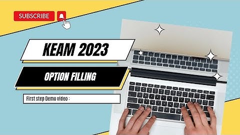 KEAM 2023 OPTION Registration | LIVE DEMO STEP 1 | FEE Payment To Participate in Allotment process