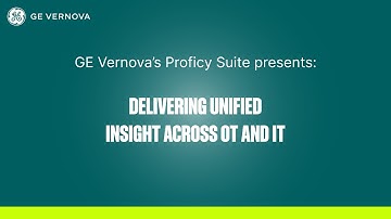 Delivering Unified Insight Across OT and IT