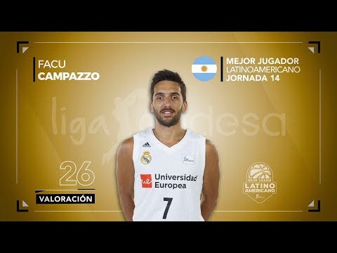 Facu CAMPAZZO, Mejor jugador Latinoamericano de la Jornada 14 | Liga Endesa
