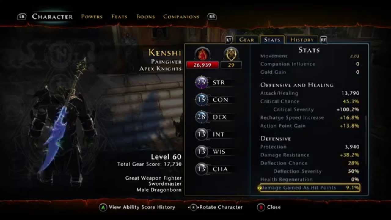 Neverwinter GWF High Crit Build