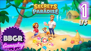 Secrets of Paradise Merge Game - Review 1/5, Game Play Walkthrough No Commentary 1