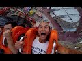 Екстремни люлки в Слънчев бряг - Crazy Booster spin in Sunny Beach 2017 Bulgaria