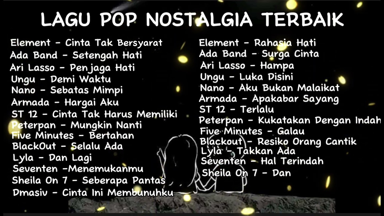 Lagu Nostalgia Pop Tahun 2000an