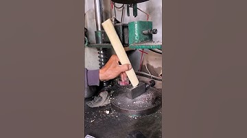 Hammer wooden handle installation process #machine #trending #viralvideo #shorts