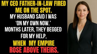 My CEO Father-In-Law Fired Me. Months Later, I Built An Empire He Could Only Dream Of.