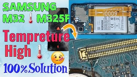 Samsung M32/M325f 🔥 Charging Tempreture🌡High 100% Solution💥 1.8 Voltage Missing🤒