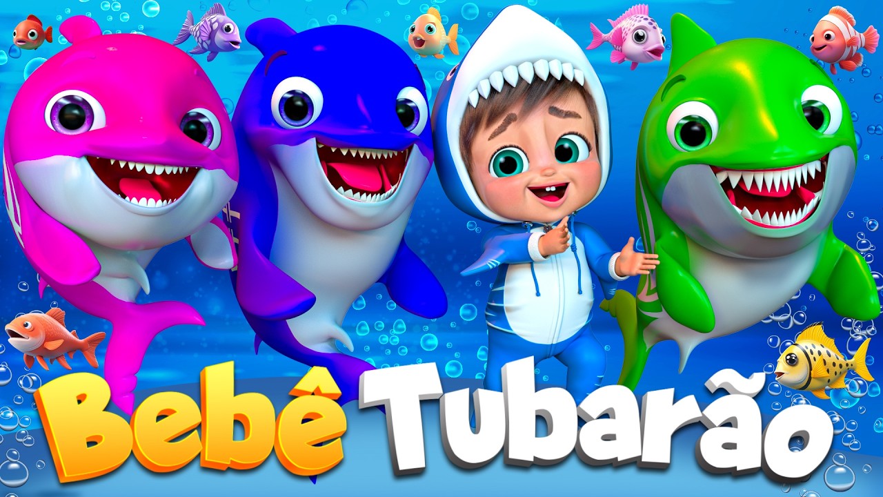 Tubarão Bebê, A Galinha Magricela, Bartolinho, Cinco Patinhos e Mais Músicas Infantis #tubarãobebê