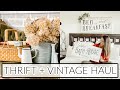 Huge Thrift Haul | Antiques, Vintage, Home Decor, | Thrift Flips | Farmhouse Decorating Ideas