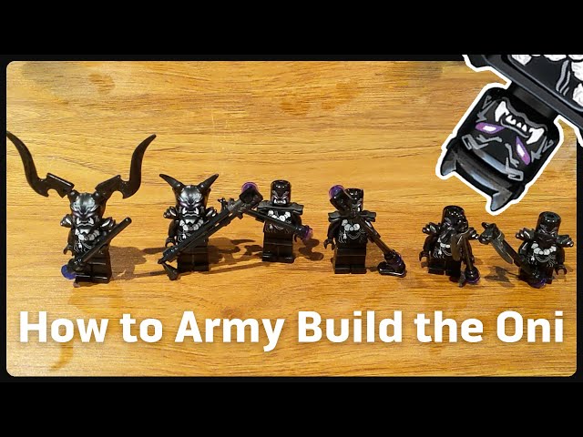 sort Anvendelse uendelig LEGO Ninjago Oni Battle Pack Army Building & Mods! - YouTube