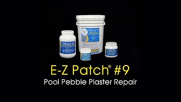 E-Z Patch 9 Pebble Plaster Repair – Fix Cracks & Hollow Pebble Plaster Above Water