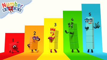 Super Awesome Secret Step Squad 🕵️ | Learn to Count for Kids | Number Cartoon | Numberblocks