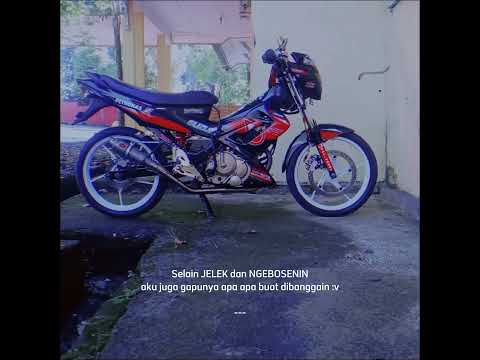 Satria fu modif semi road race