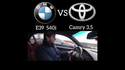 BMW E39 VS Toyota Camry DRAG RACE🔥🔥