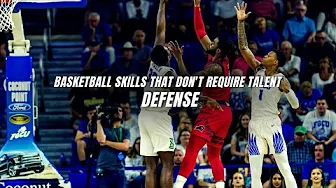 Playing DEFENSE has more to do with WANT TO than skill!