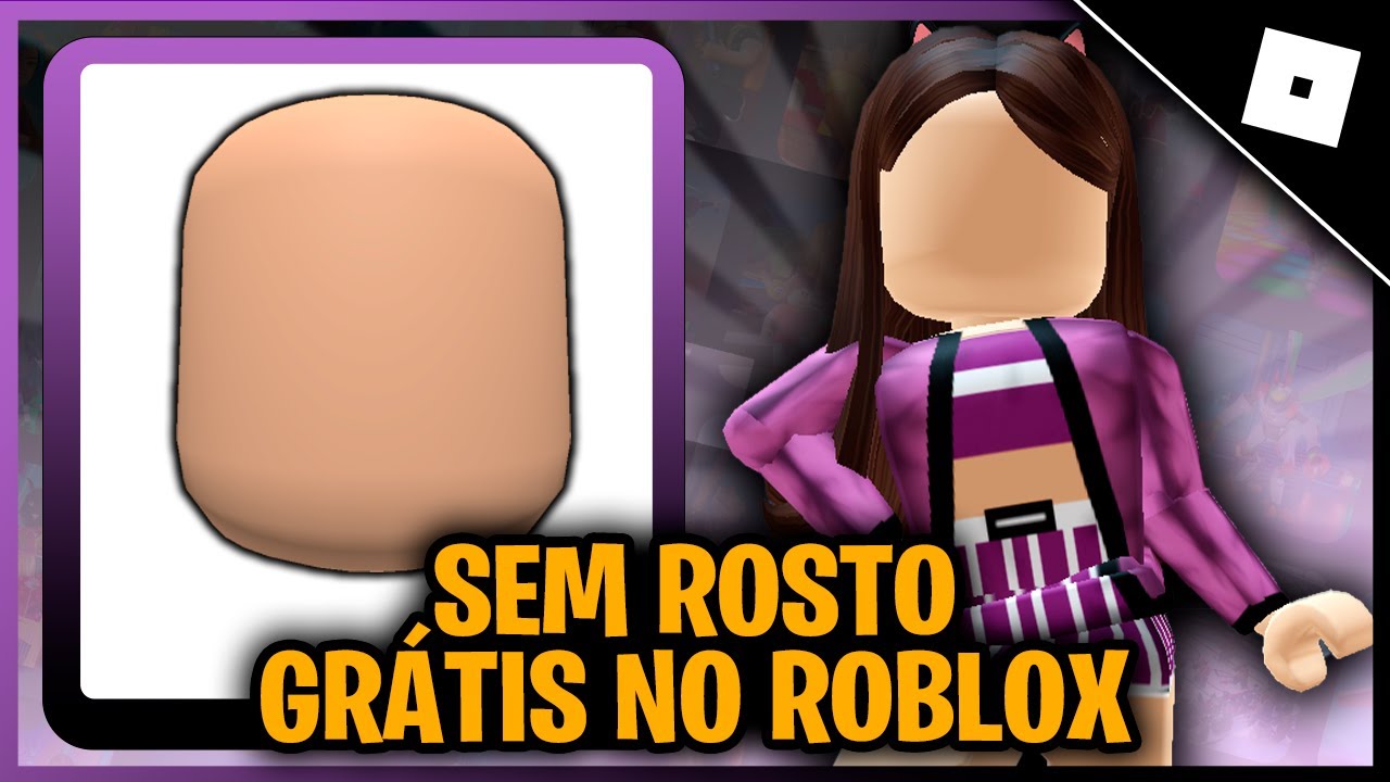 Como ficar sem rosto grátis no Roblox novo Método ✓@kedy1.9 