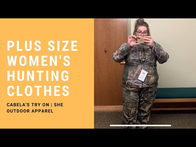 Plus Size Women's Hunting Clothes Try On