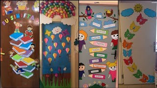 School decoration idea/Classroom door decoration idea/Summer door decoration design/Library door