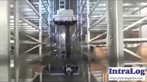 AS/RS Miniload Stacker Crane Single Mast