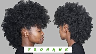 FROHAWK ON MY TYPE 4 NATURAL HAIR | Keke J.