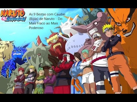 Naruto: Todas as Bestas de Caudas (Bijuu) - NerdOcioso