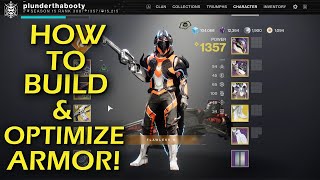HOW to BUILD & OPTIMIZE all your ARMOR In Destiny 2 [Build Guide] screenshot 2