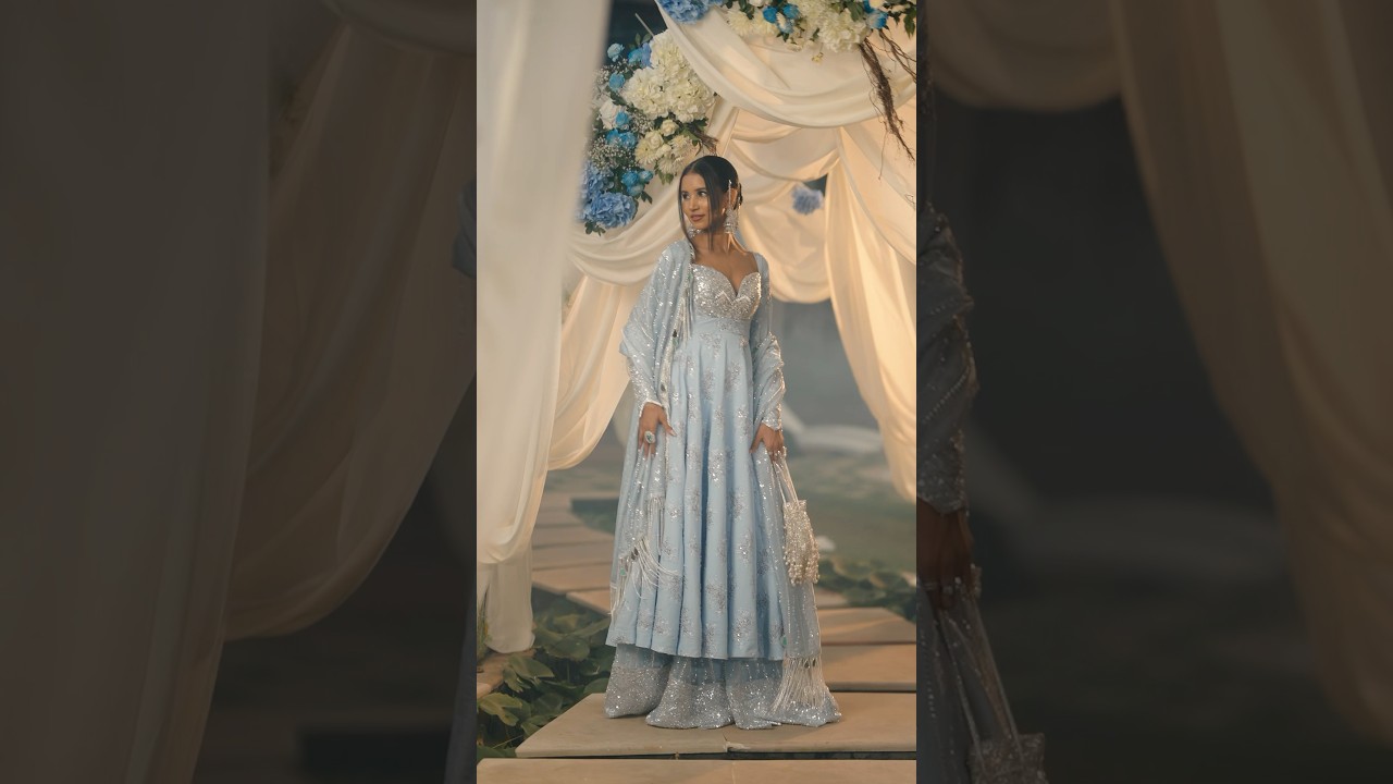 Kickstarting The Wedding Season ✨🌸 #selfdesigned #nancytyagi #outfitfromscratch