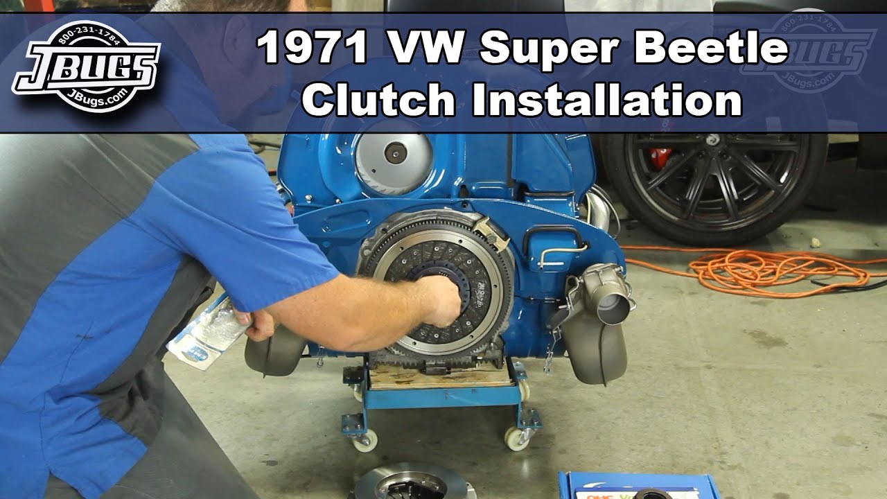 JBugs - 1971 VW Super Beetle - Clutch Installation