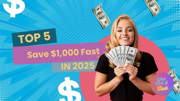 Top 5 manieren om $ 1.000 te besparen in 30 dagen