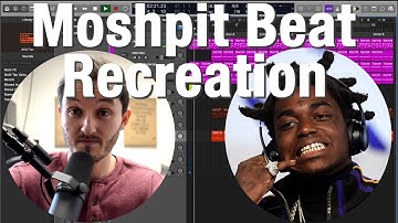 MoshPit - Kodak Black Beat Recreation Tutorial - Entire Song on Logic Pro