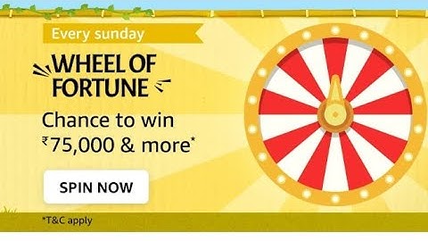 Amazon Wheel Of Fortune Quiz Answers  l 17 July 2022