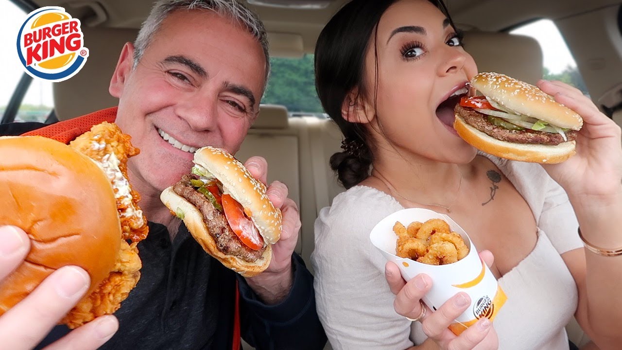 Burger King Mukbang w/ Papa Pappas! 