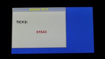 013 TEXT DEMO emWin STemWin STM32 STM32F7
