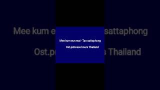Video thumbnail of "Mee Kum Eun Mai - Tao Sattaphong Phiangphor ( Ost.Princess hours Thailand )"