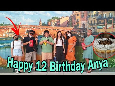 Happy 12th Birthday to my bunso Anya they enjoyed A lot with Nanay and my niece Shakey'spizza