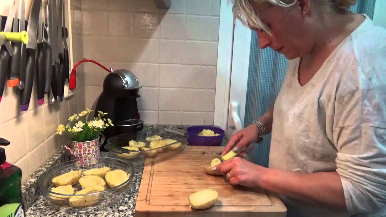 Receta: Patatas rellenas de atun