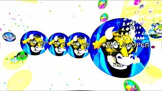 Best Edit Agar.io Mobile | Destroying clans | Cannon Split | Insane Double Split
