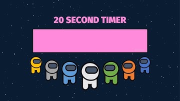 20 SECOND TIMER WITH ALARM | AMONG US | TEACHER JHEAN