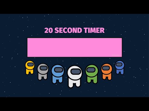 20 SECOND TIMER WITH ALARM | AMONG US | TEACHER JHEAN