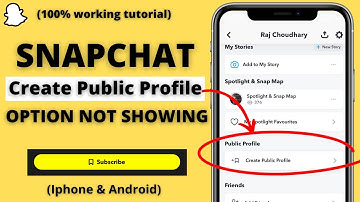 How to create snapchat public profile 2021 | Get snapchat public profile (Android/iPhone)