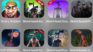 Scary Robber,Siren Head Horror,Siren Head Scary,Siren Head & Piggy,SCP 6789,Siren Head & Jungle,... screenshot 2