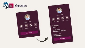 Show More/Show Less... using Elementor (Free)