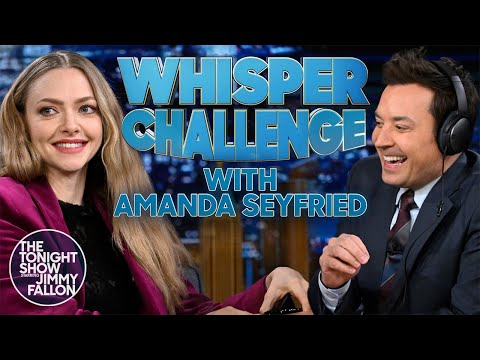 Download Whisper Challenge with Amanda Seyfried | The Tonight Show Starring Jimmy Fallon