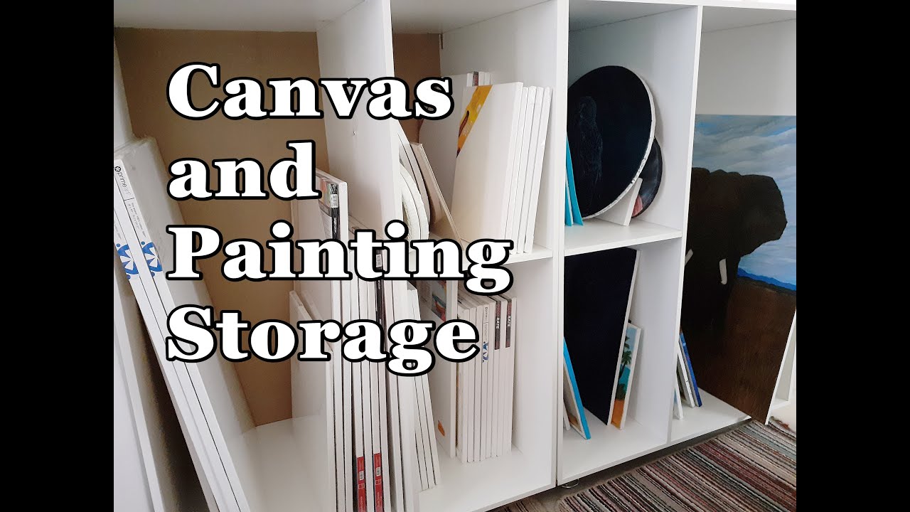 From the studio: Cheap and Easy Canvas Storage